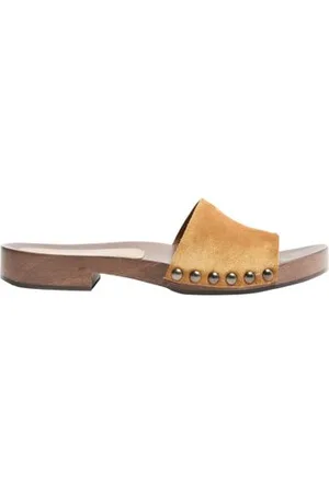 Miu Miu Clog-Pantoletten mit Logo