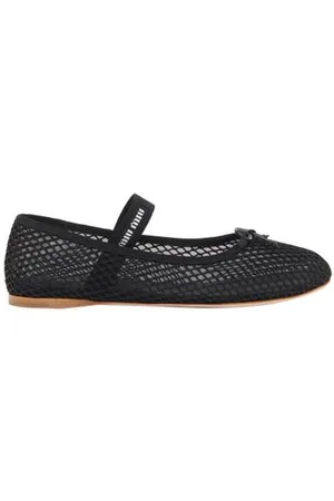 Miu Miu Ballerinas aus Netzgewebe