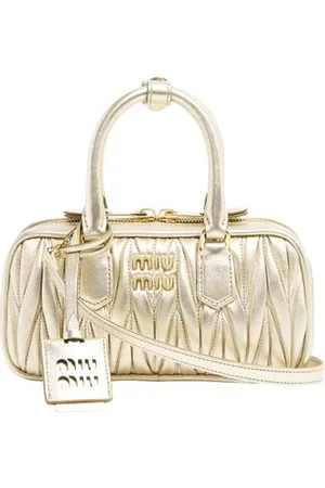 Miu Miu Minitasche Arcadie aus gestepptem Nappaleder