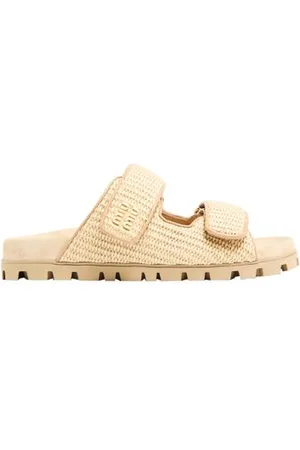 Miu Miu Sandalen aus Bast
