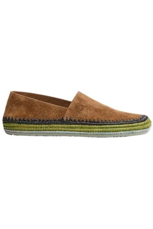 Loewe Espadrilles Rio aus Wildleder und Raffia
