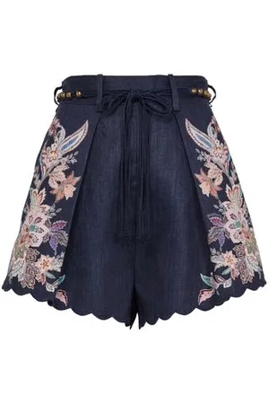 ZIMMERMANN Tuck Shorts Rhiannon