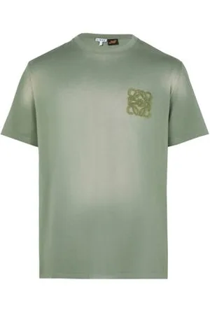 Loewe Lässiges T-Shirt mit Rundhalsausschnitt aus Baumwolle