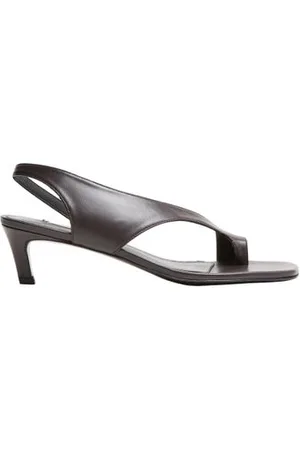 Totême Zehensandalen mit Absatz aus Leder