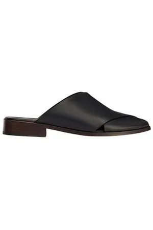 LEMAIRE Flache Cross-Sandalen