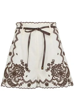ZIMMERMANN Bestickte Shorts Ascension