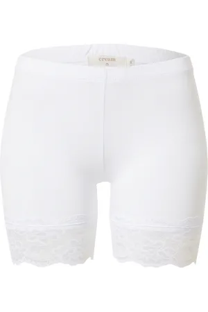Cream Shorts 