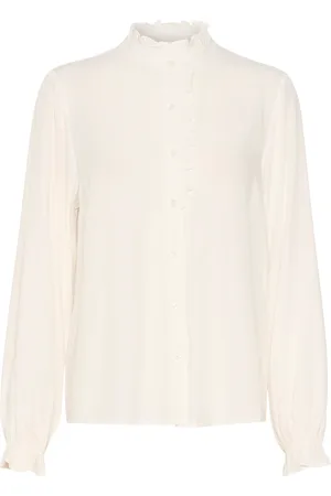 Cream Bluse 