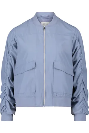Cartoon Blouson mit Raffung
