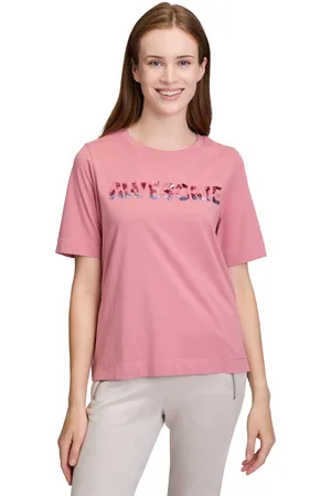 Cartoon Rundhals-Shirt kurzarm