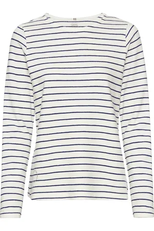 Camel Active Gestreiftes Langarmshirt aus reiner Baumwolle