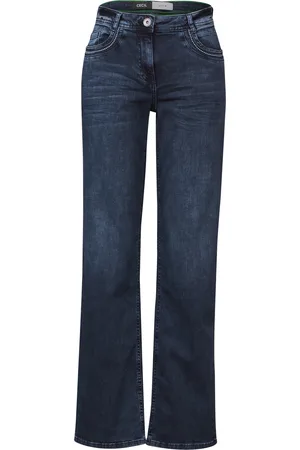 CECIL Wide Leg Jeans mit Stickerei