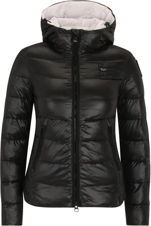 Blauer Winterjacke 