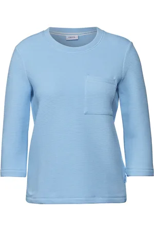 CECIL Kurzes Strukturshirt