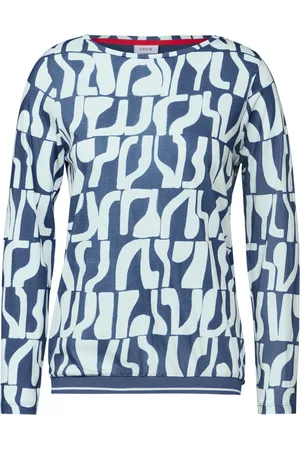 CECIL Bedrucktes Rippstrukturshirt