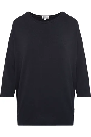 SENSES THE LABEL Kurzarm-Sweatshirt SO:FI aus Struktur-Jersey