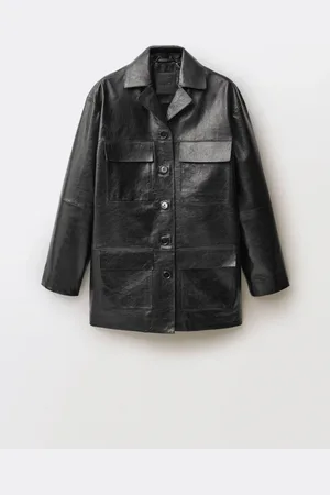 MANGO Lederjacke 