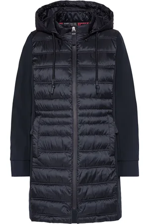 Soccx Lange Softshelljacke mit Stepp-Partien