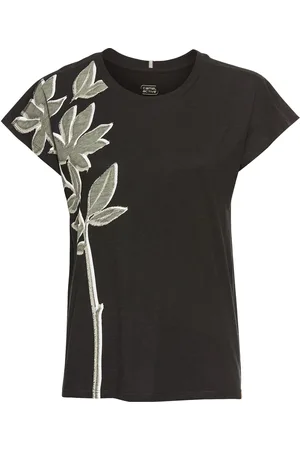 Camel Active T-Shirt mit Blumenprint aus Baumwolle