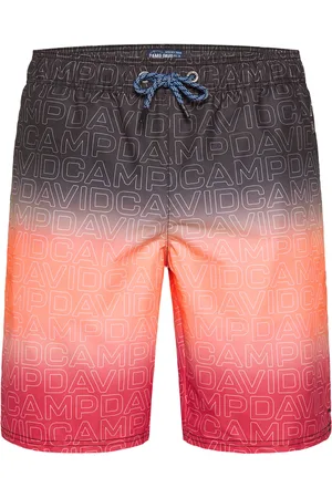 Camp David Beachbermuda mit Farbverlauf und All Over Print