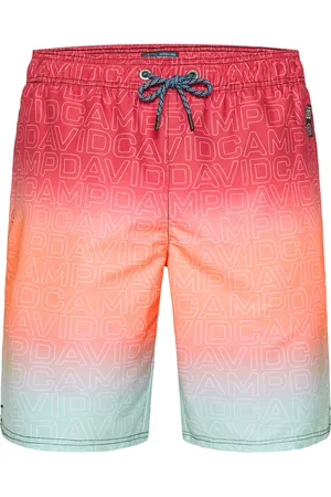 Camp David Beachbermuda mit Farbverlauf und All Over Print