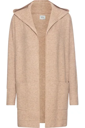 Camel Active Langer Cardigan mit Kapuze