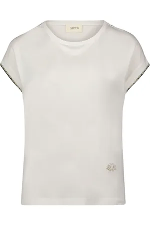Cartoon Casual-Shirt mit Rundhalsausschnitt