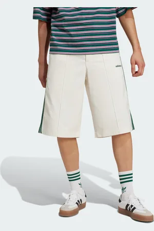 adidas 80s Loose Buttoned 3-Streifen 11-Inch Bermudashorts