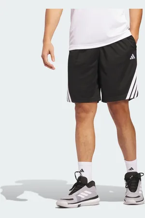 adidas Legends 3-Streifen Basketball Shorts