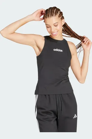 adidas Essentials Linear Slim Cotton Tanktop
