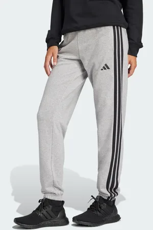 adidas Essentials 3-Streifen French Terry Cuffed Hose