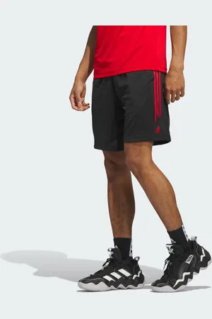 adidas Legends 3-Streifen Basketball Shorts