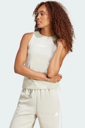 adidas Essentials Linear Slim Cotton Tanktop
