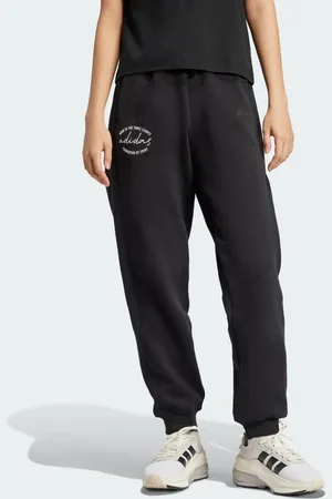 adidas Signature Graphic Print Fleece Loose Hose
