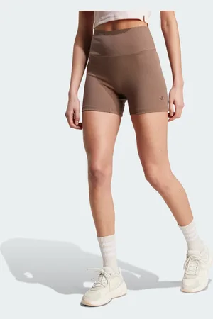 adidas Lounge Ribbed High-Waist kurze Leggings
