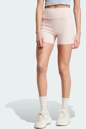 adidas Lounge Ribbed High-Waist kurze Leggings