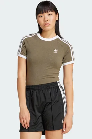 adidas 3-Streifen Slim Raglan T-Shirt