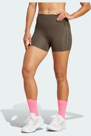 adidas Optime 4-Inch Raw-Cut-Hem Leggings