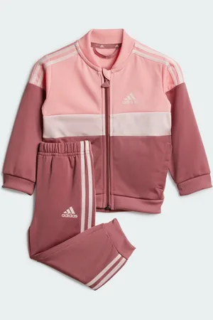 adidas Tiberio 3-Streifen Colorblock Shiny Kids Trainingsanzug