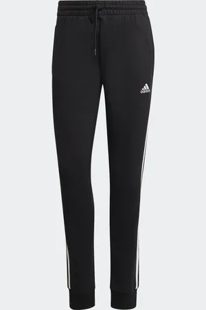 adidas Essentials 3-Streifen French Terry Cuffed Hose