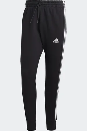 adidas Essentials French Terry Tapered Cuff 3-Streifen Hose