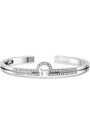 Aigner Armreif mit Logo und Steinchen