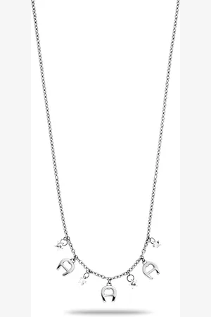 Aigner Halskette mit Logo-Anhängern