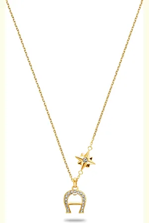 Aigner Halskette mit Logo-Anhänger