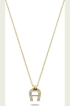 Aigner Halskette mit Logo-Anhänger