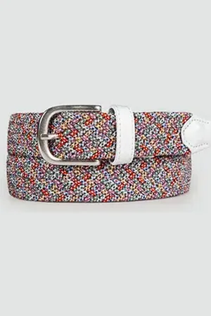 Alberto Damen Gürtel Textil unifarben