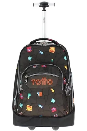 TOTTO Jungen Papel Schulrucksack mit Rädern