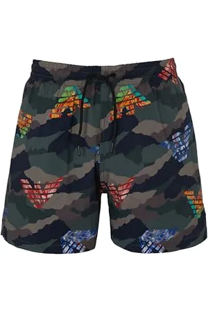 Emporio Armani Man Makro Eagle Mid Boxer Grün L, , L