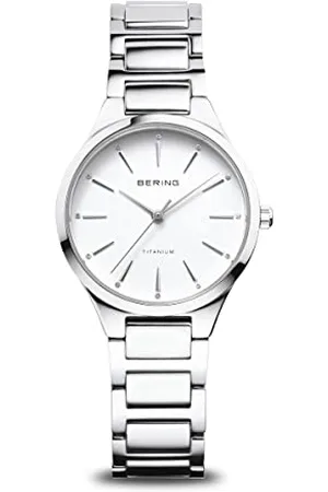Bering Damen Uhr Quarz Movement - Titanium Collection mit Titan und Saphirglas 15630-704 - 10 ATM