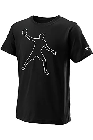 Wilson Unisex Baby Bela Tech Tee Ii B Black Lg T-Shirt, , 6 años